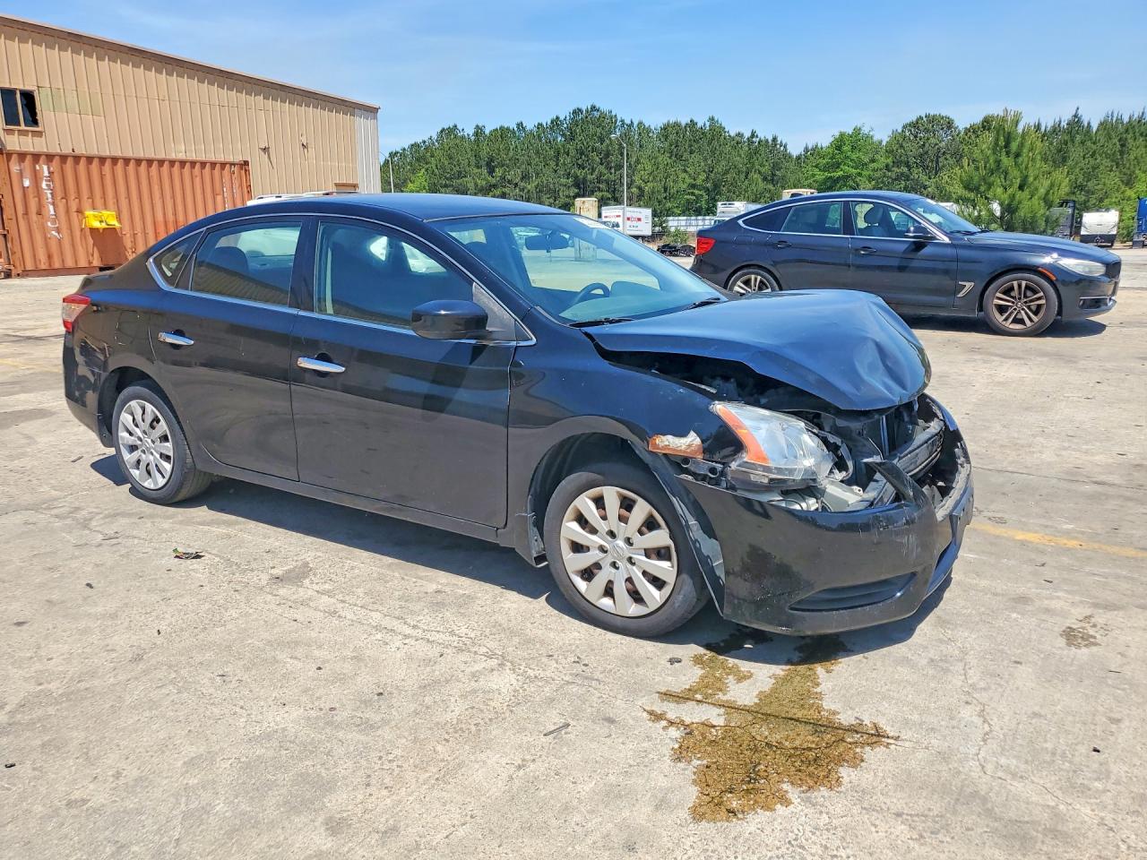 2014 Nissan Sentra Sv Черный vin: 3N1AB7APXEL673460