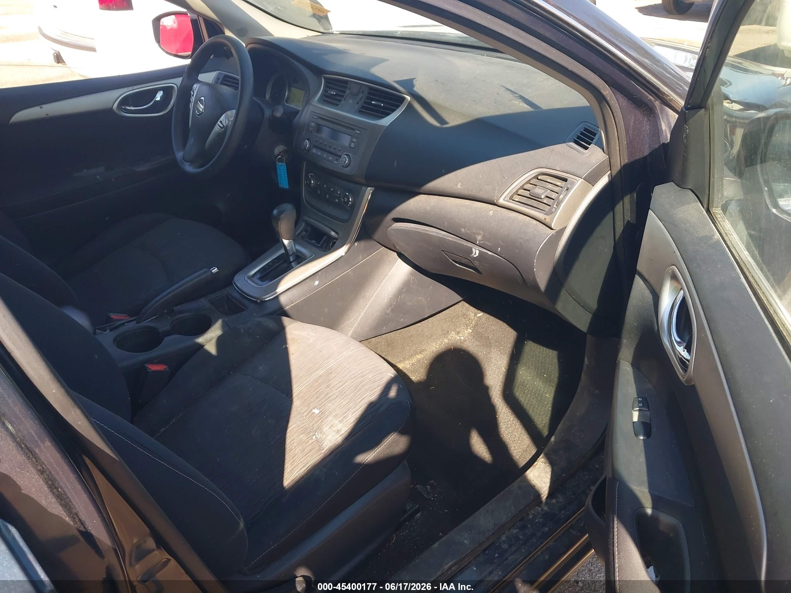 2014 Nissan Sentra Sv Blue vin: 3N1AB7APXEL677900