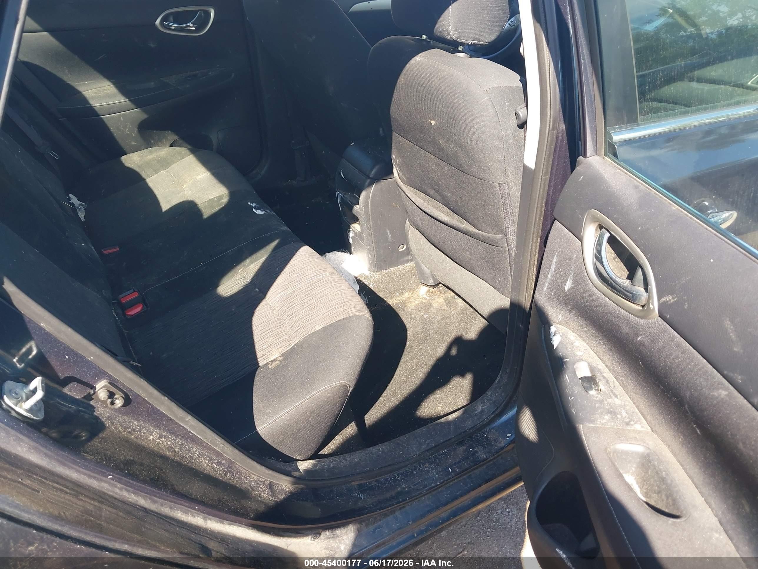 2014 Nissan Sentra Sv Blue vin: 3N1AB7APXEL677900