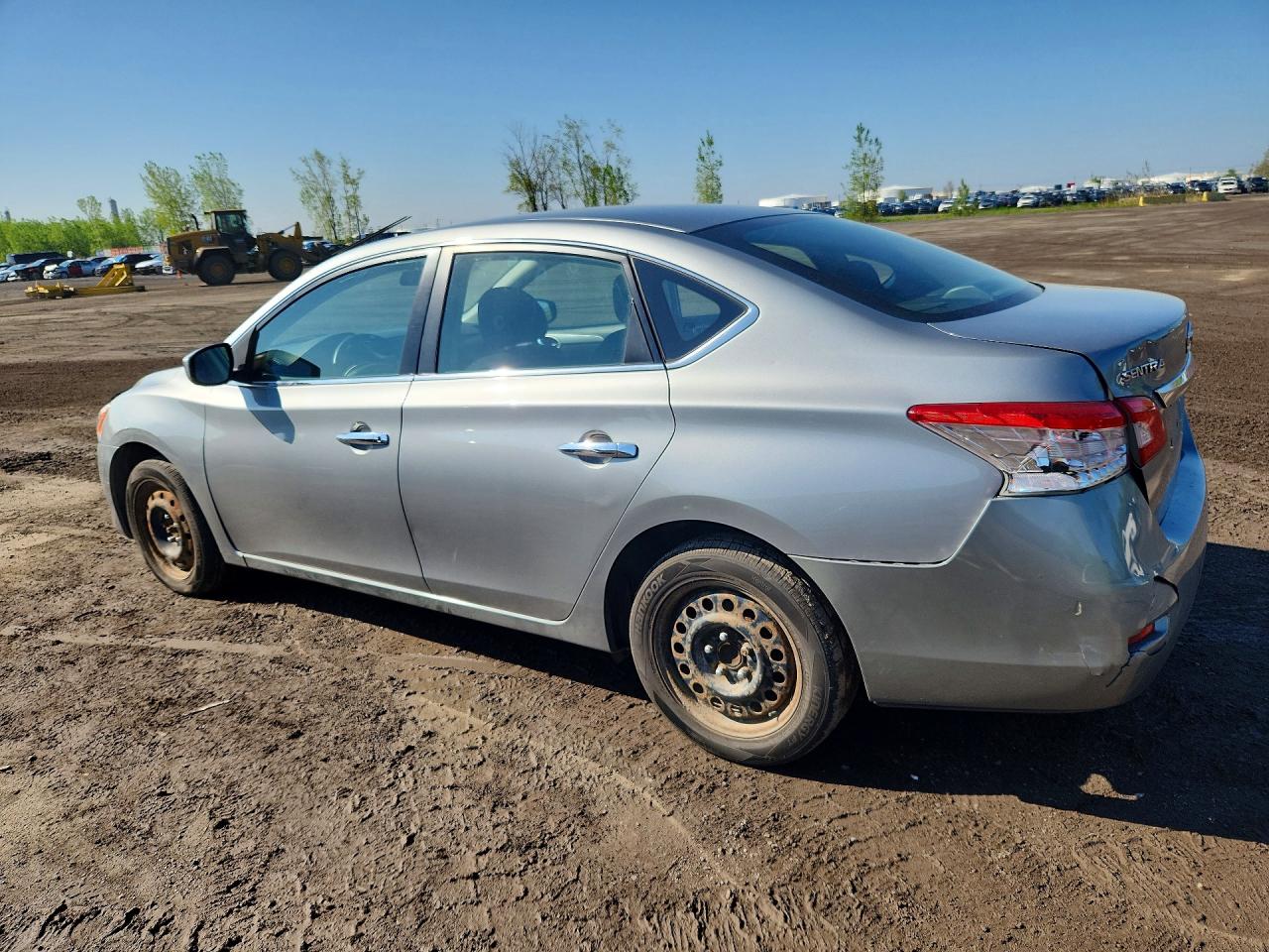 2014 Nissan Sentra S Silver vin: 3N1AB7APXEL679033