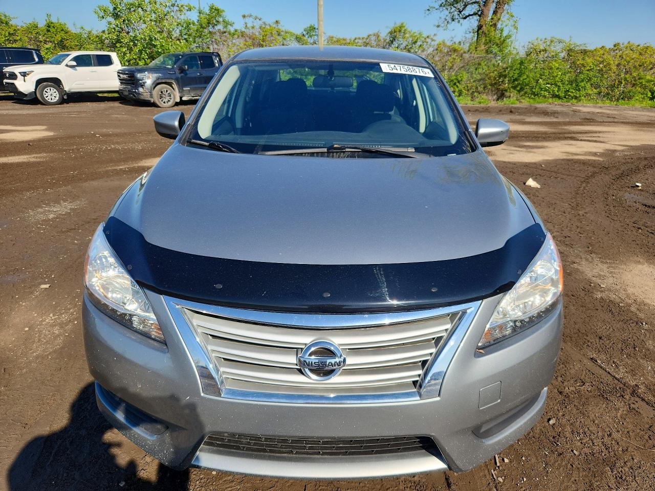 2014 Nissan Sentra S Silver vin: 3N1AB7APXEL679033