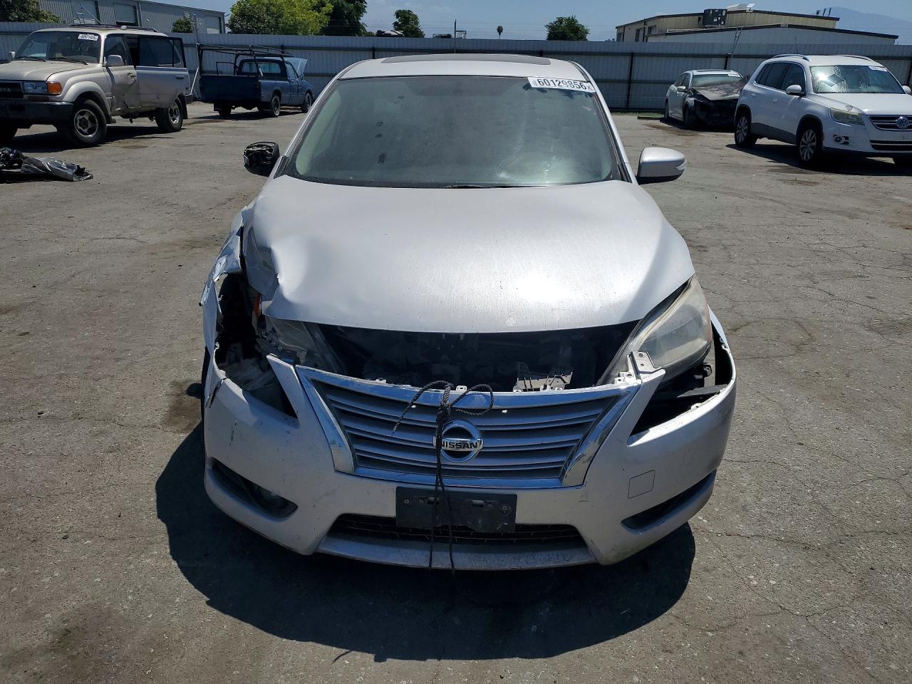 2014 Nissan Sentra Sl Silver vin: 3N1AB7APXEY201763