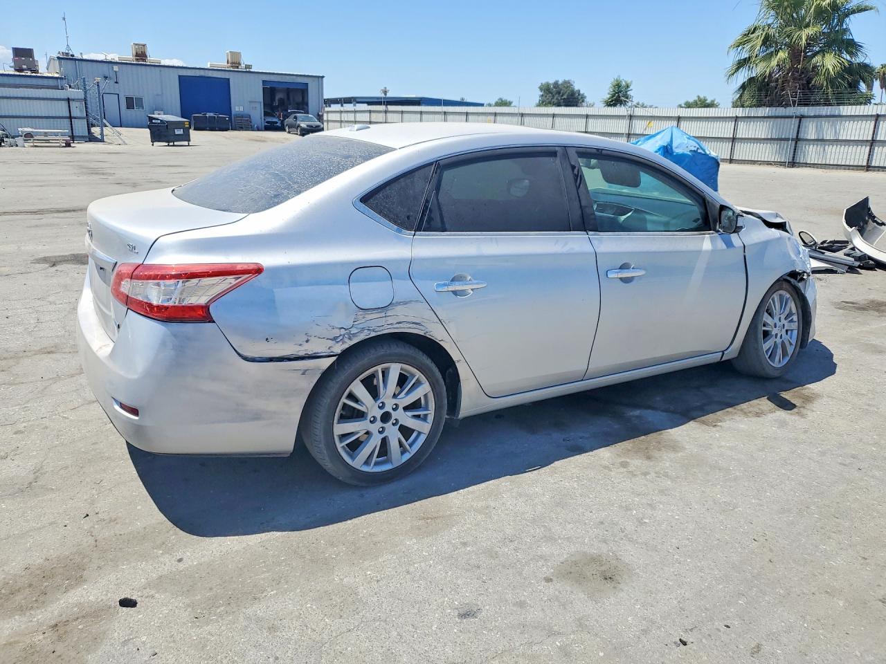 2014 Nissan Sentra Sl Silver vin: 3N1AB7APXEY201763