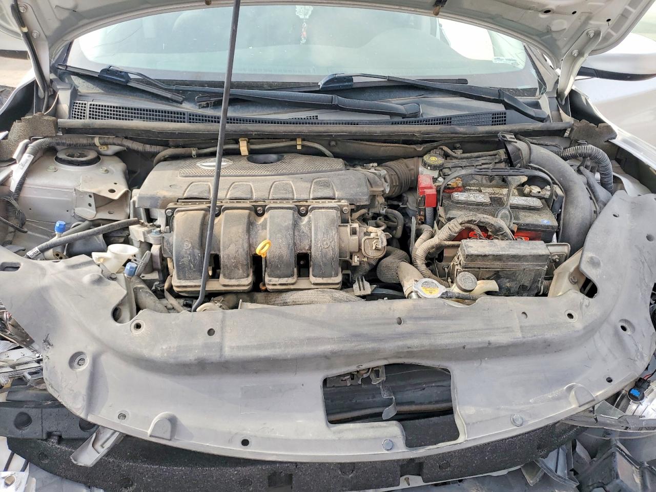 2014 Nissan Sentra Sv Silver vin: 3N1AB7APXEY209541