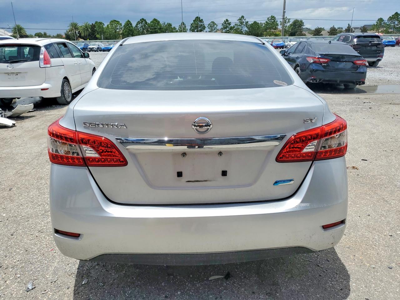 2014 Nissan Sentra Sv Silver vin: 3N1AB7APXEY212956
