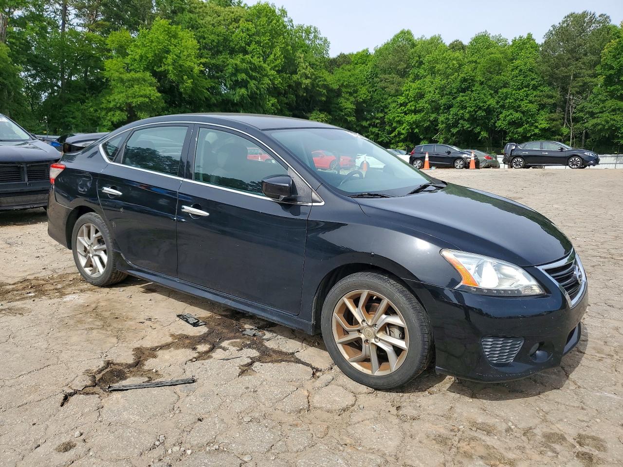 2014 Nissan Sentra Sr Black vin: 3N1AB7APXEY221365
