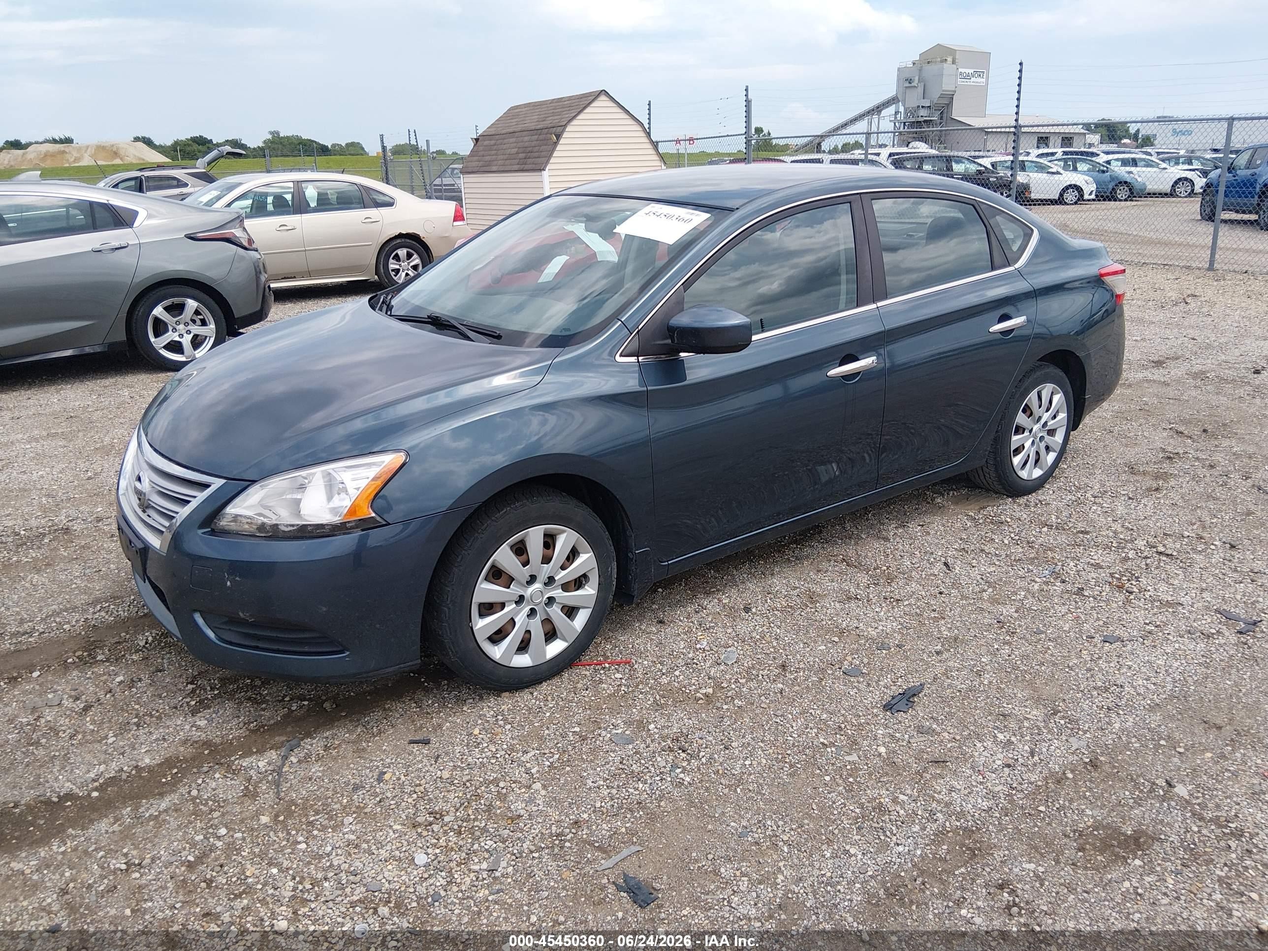 2014 Nissan Sentra Sv Black vin: 3N1AB7APXEY227814
