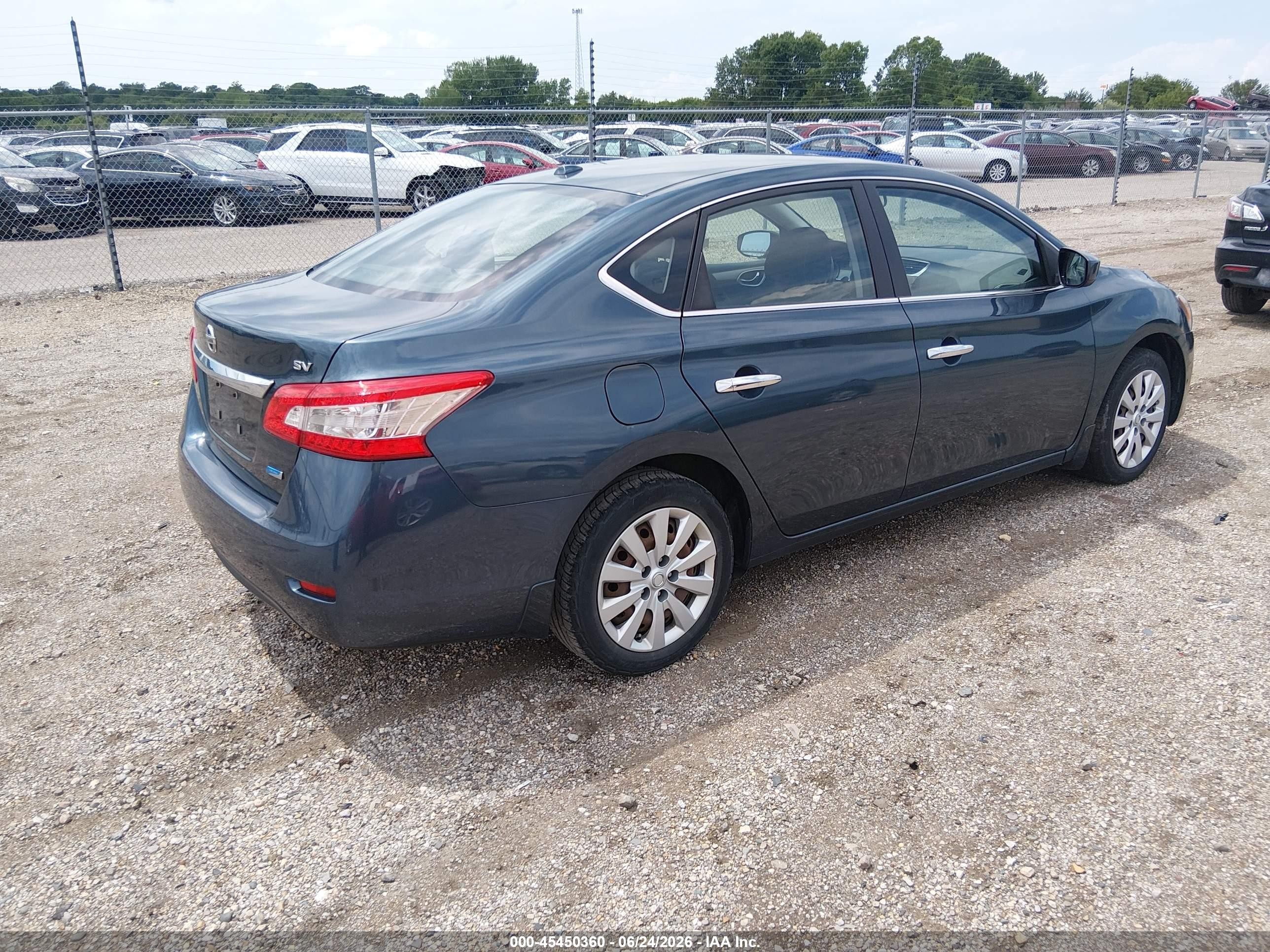 2014 Nissan Sentra Sv Black vin: 3N1AB7APXEY227814