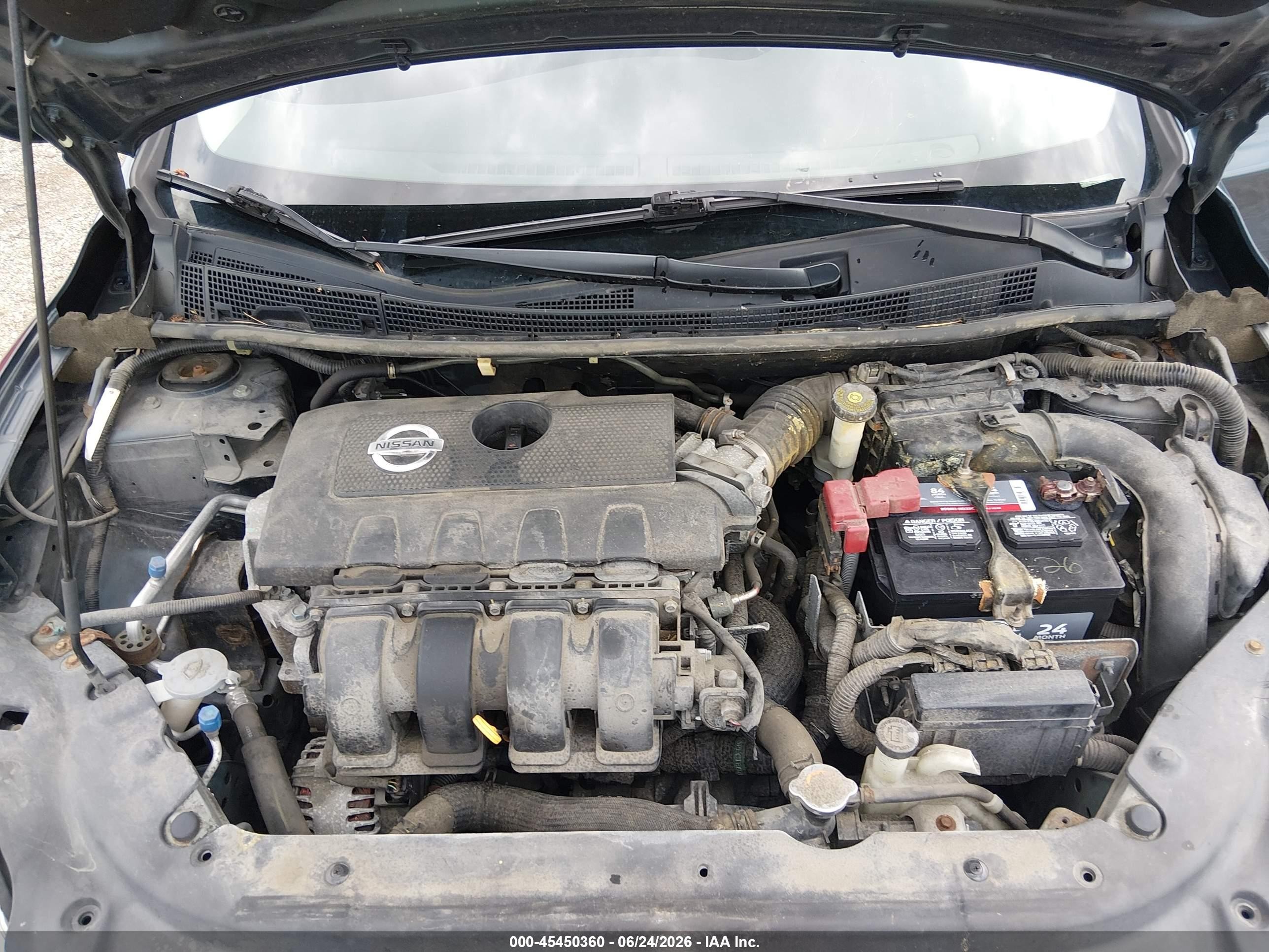 2014 Nissan Sentra Sv Black vin: 3N1AB7APXEY227814