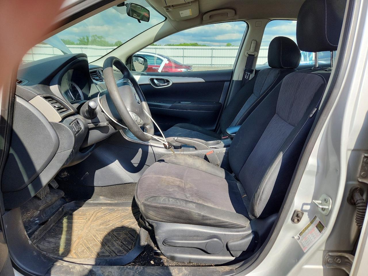 2014 Nissan Sentra Sv Серебряный vin: 3N1AB7APXEY240336