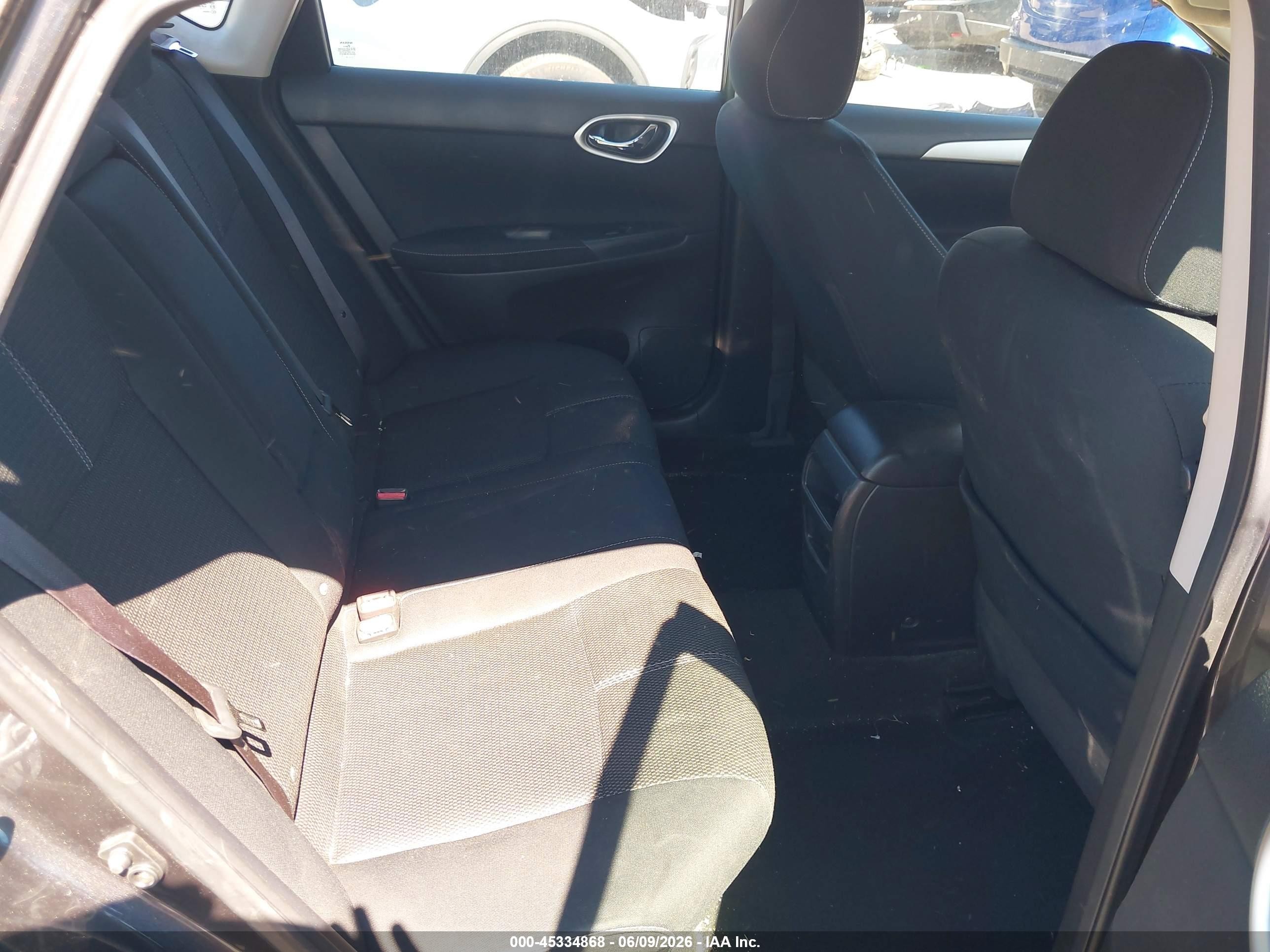 2014 Nissan Sentra S Black vin: 3N1AB7APXEY240823