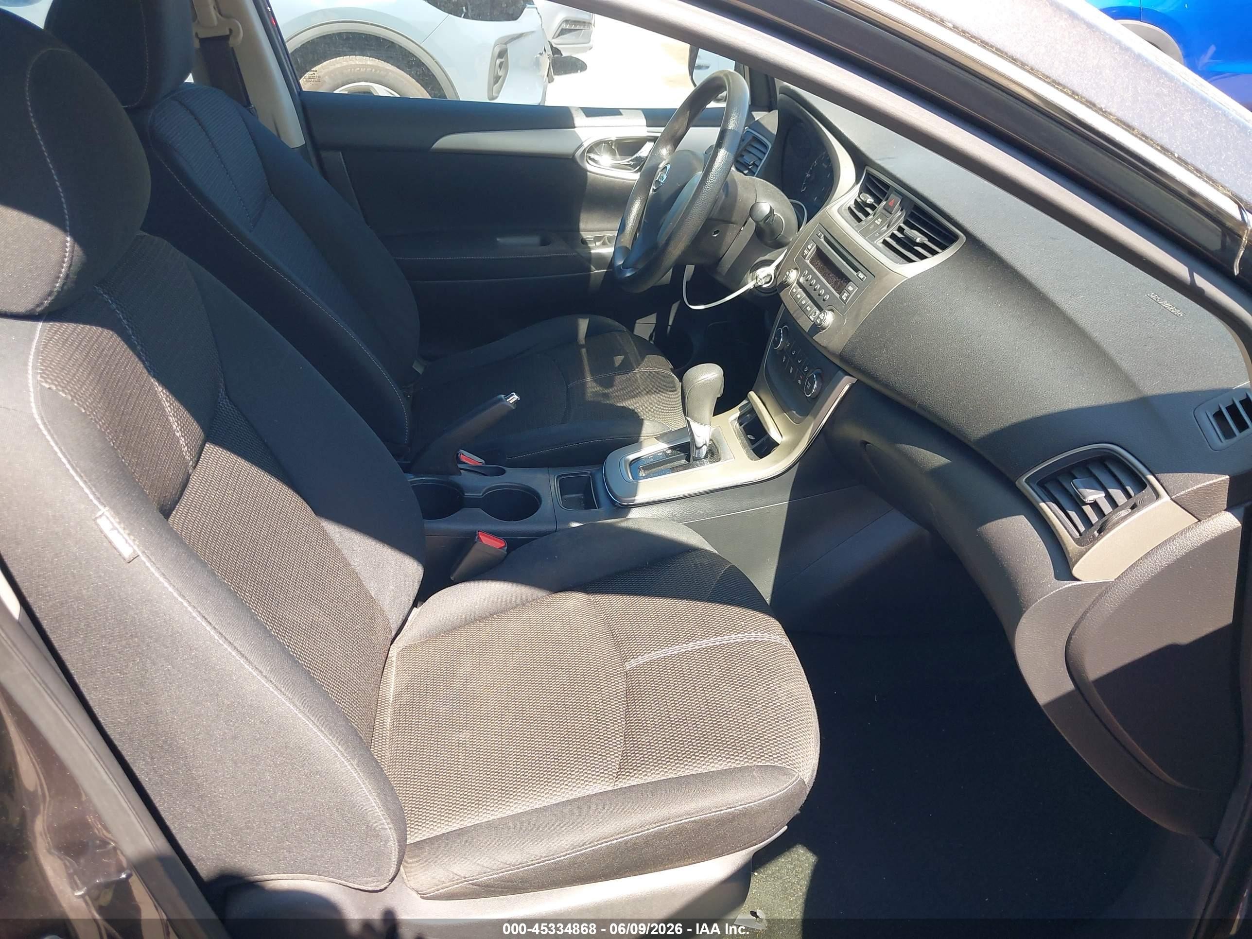 2014 Nissan Sentra S Black vin: 3N1AB7APXEY240823