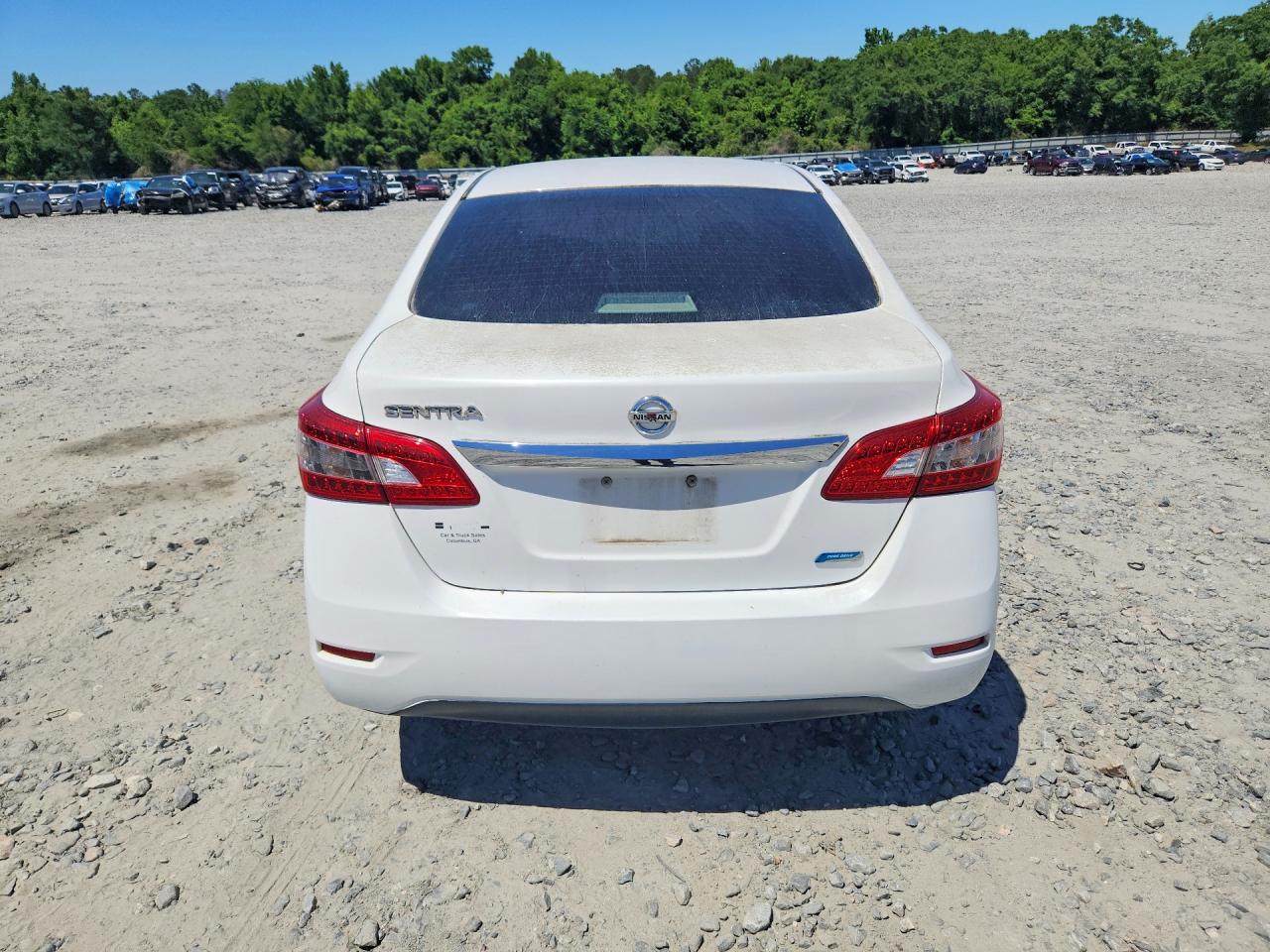 2014 Nissan Sentra S White vin: 3N1AB7APXEY243236