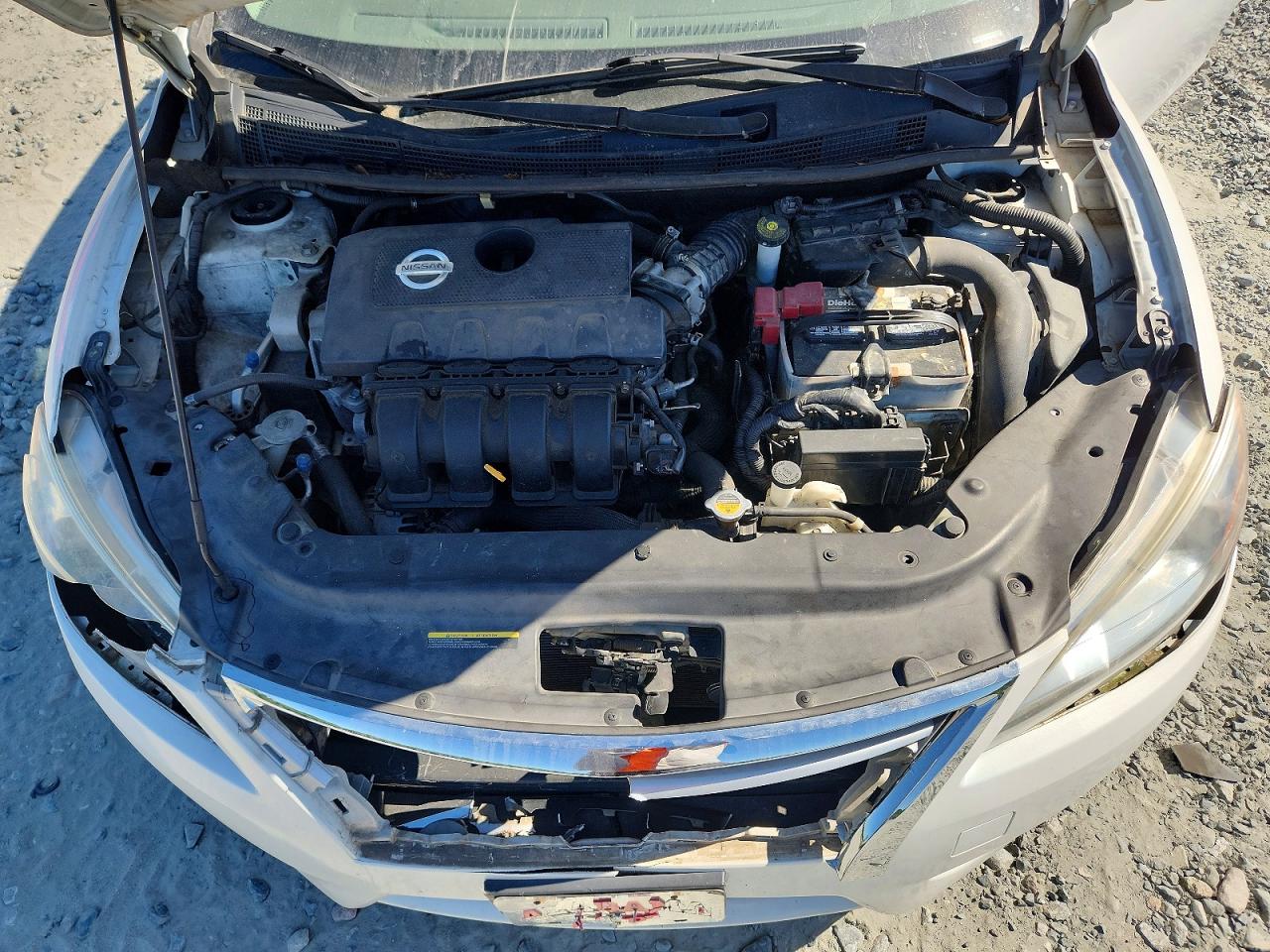 2014 Nissan Sentra S White vin: 3N1AB7APXEY243236