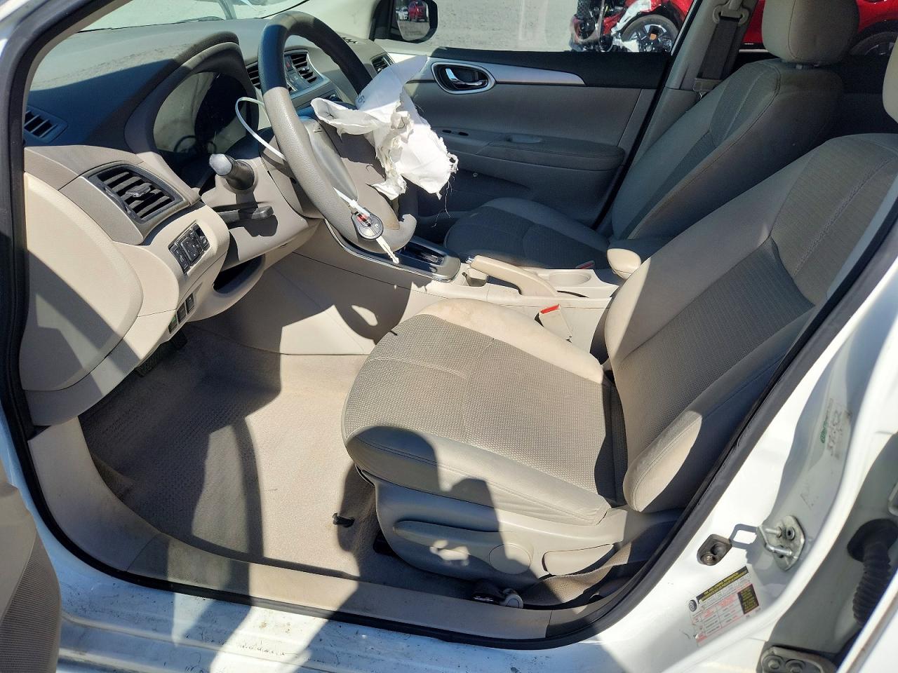 2014 Nissan Sentra S White vin: 3N1AB7APXEY243236