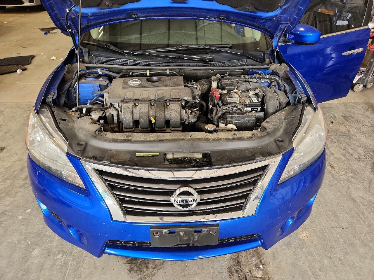 2014 Nissan Sentra Sr Blue vin: 3N1AB7APXEY245357