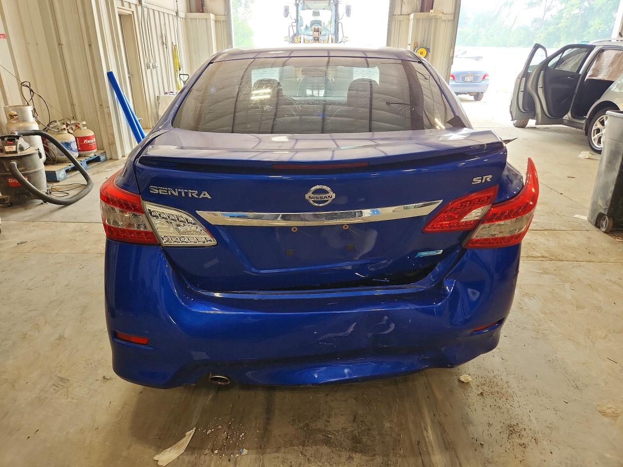 2014 Nissan Sentra Sr Blue vin: 3N1AB7APXEY245357