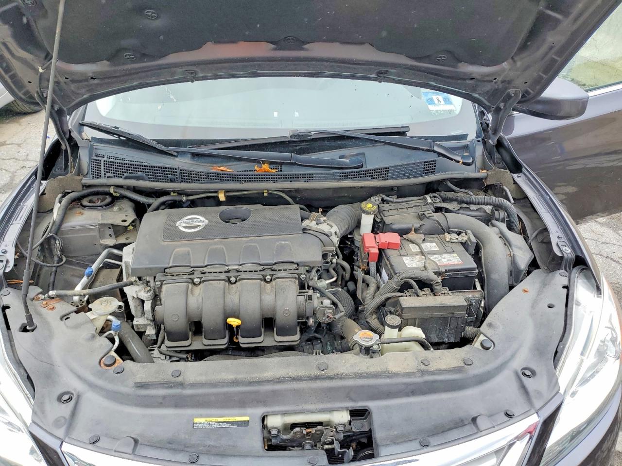 2014 Nissan Sentra Sv Gray vin: 3N1AB7APXEY249893