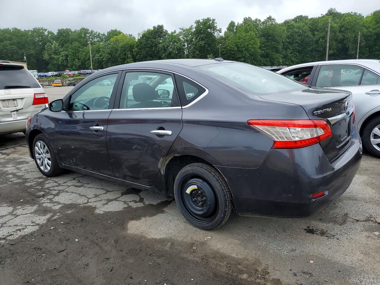 2014 Nissan Sentra Sv Gray vin: 3N1AB7APXEY249893