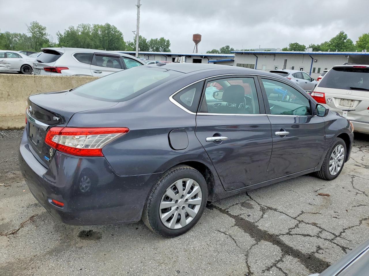 2014 Nissan Sentra Sv Gray vin: 3N1AB7APXEY249893