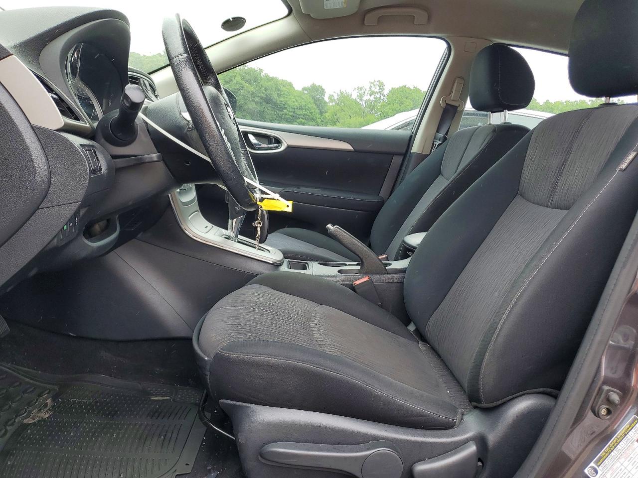 2014 Nissan Sentra Sv Gray vin: 3N1AB7APXEY249893