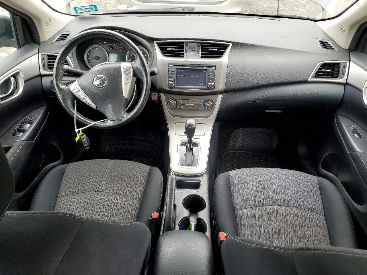 2014 Nissan Sentra Sv Gray vin: 3N1AB7APXEY249893
