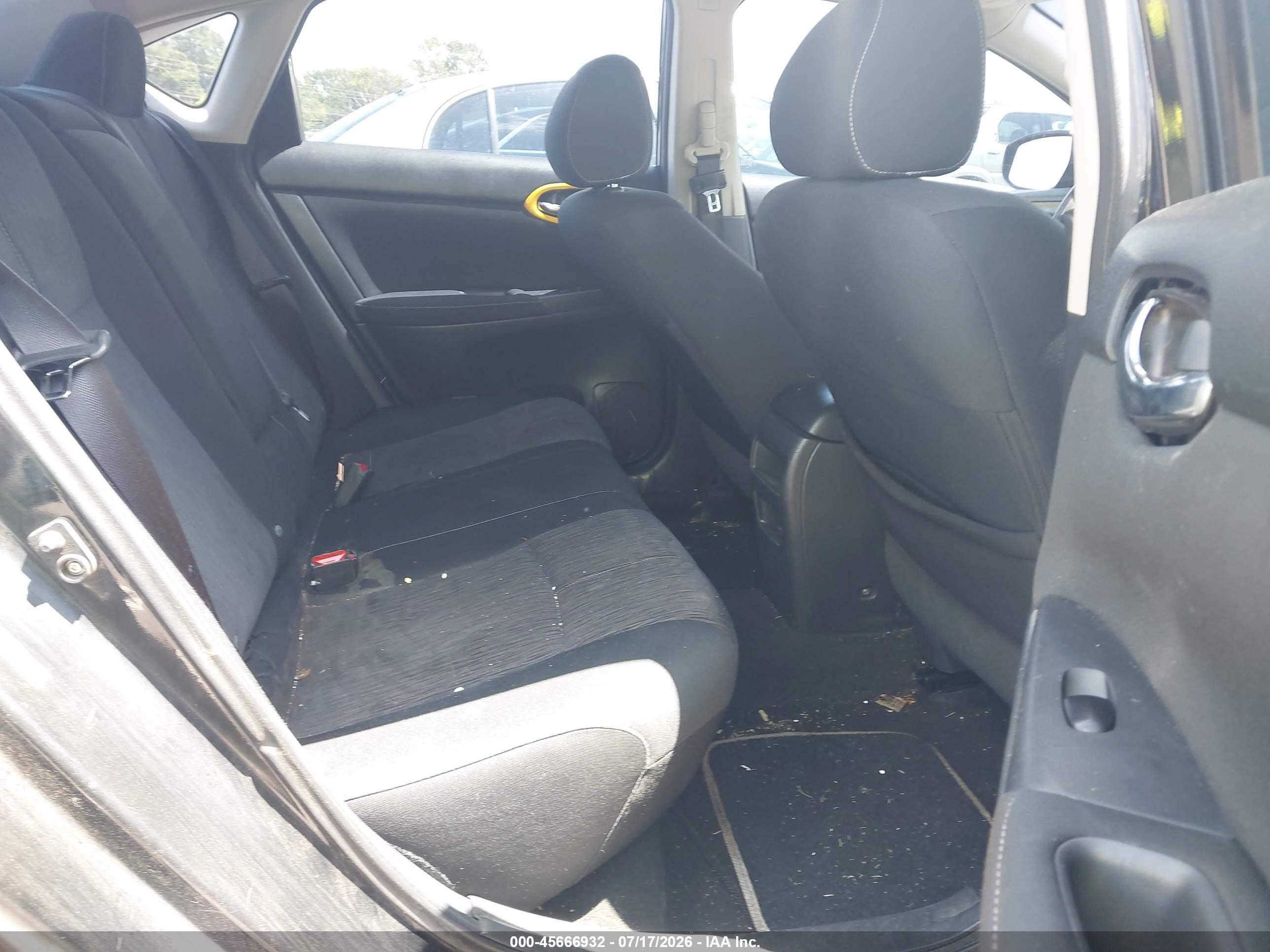 2014 Nissan Sentra Sv Black vin: 3N1AB7APXEY253197