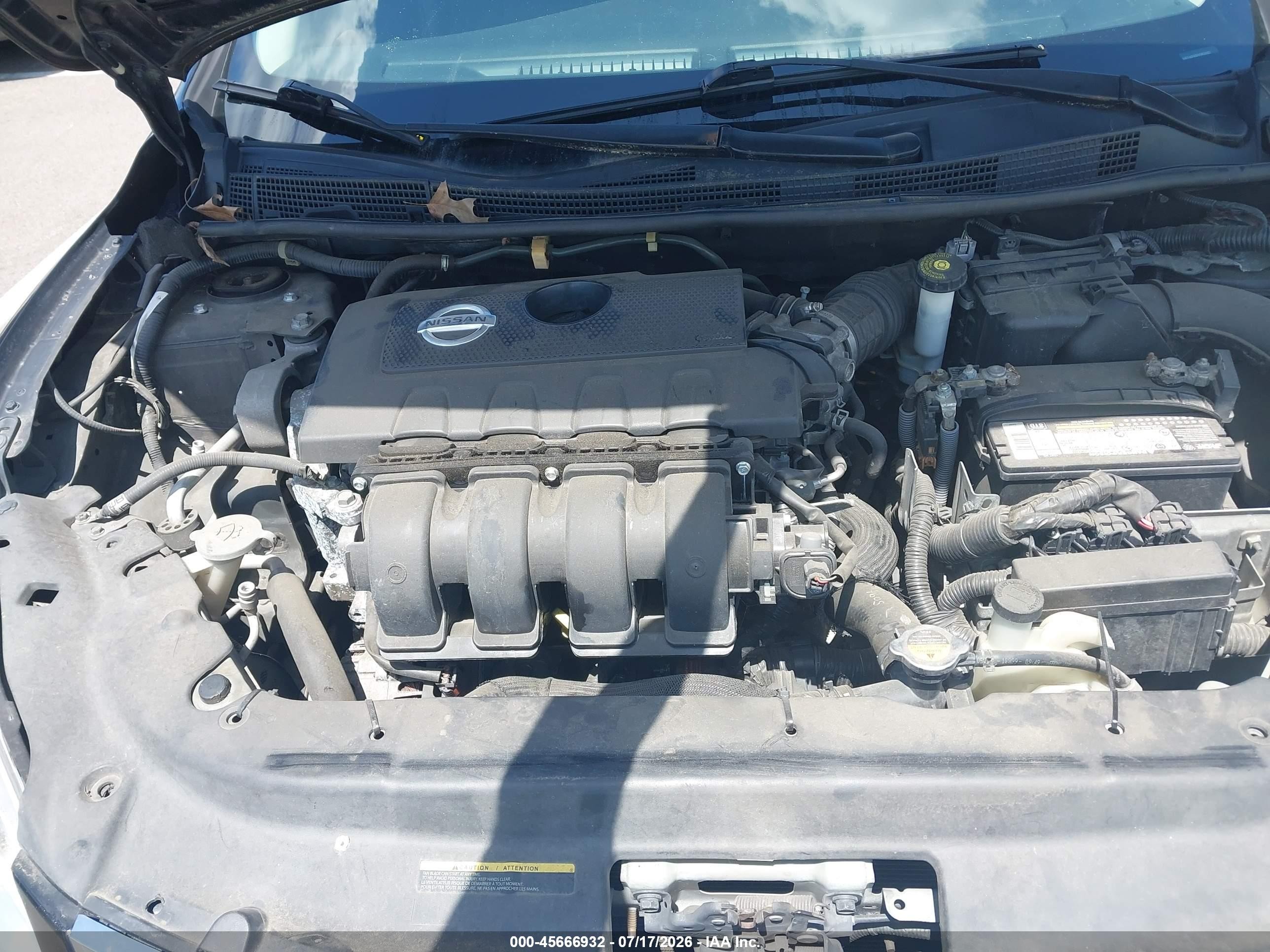 2014 Nissan Sentra Sv Black vin: 3N1AB7APXEY253197
