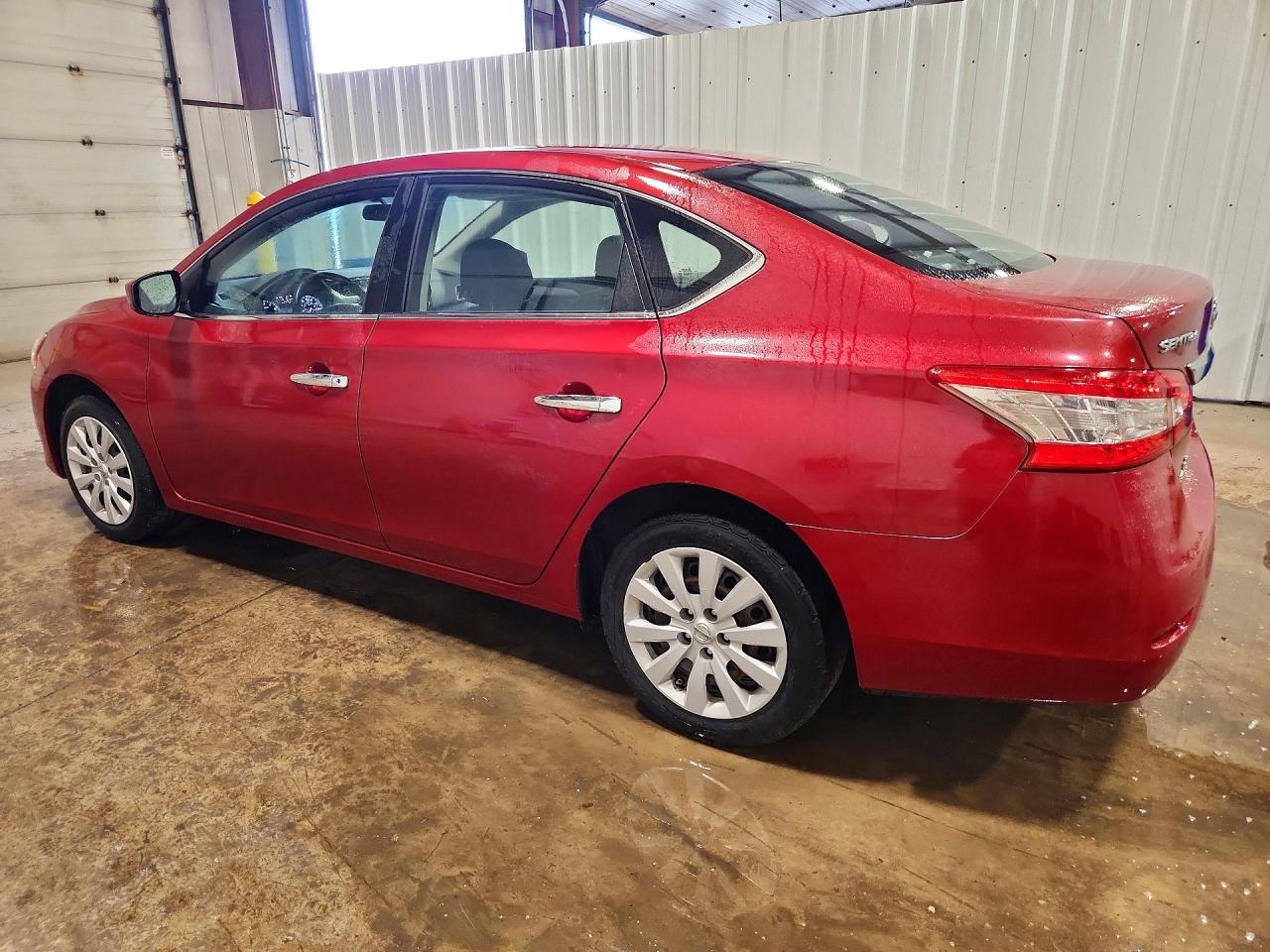 2014 Nissan Sentra Sv Red vin: 3N1AB7APXEY253393