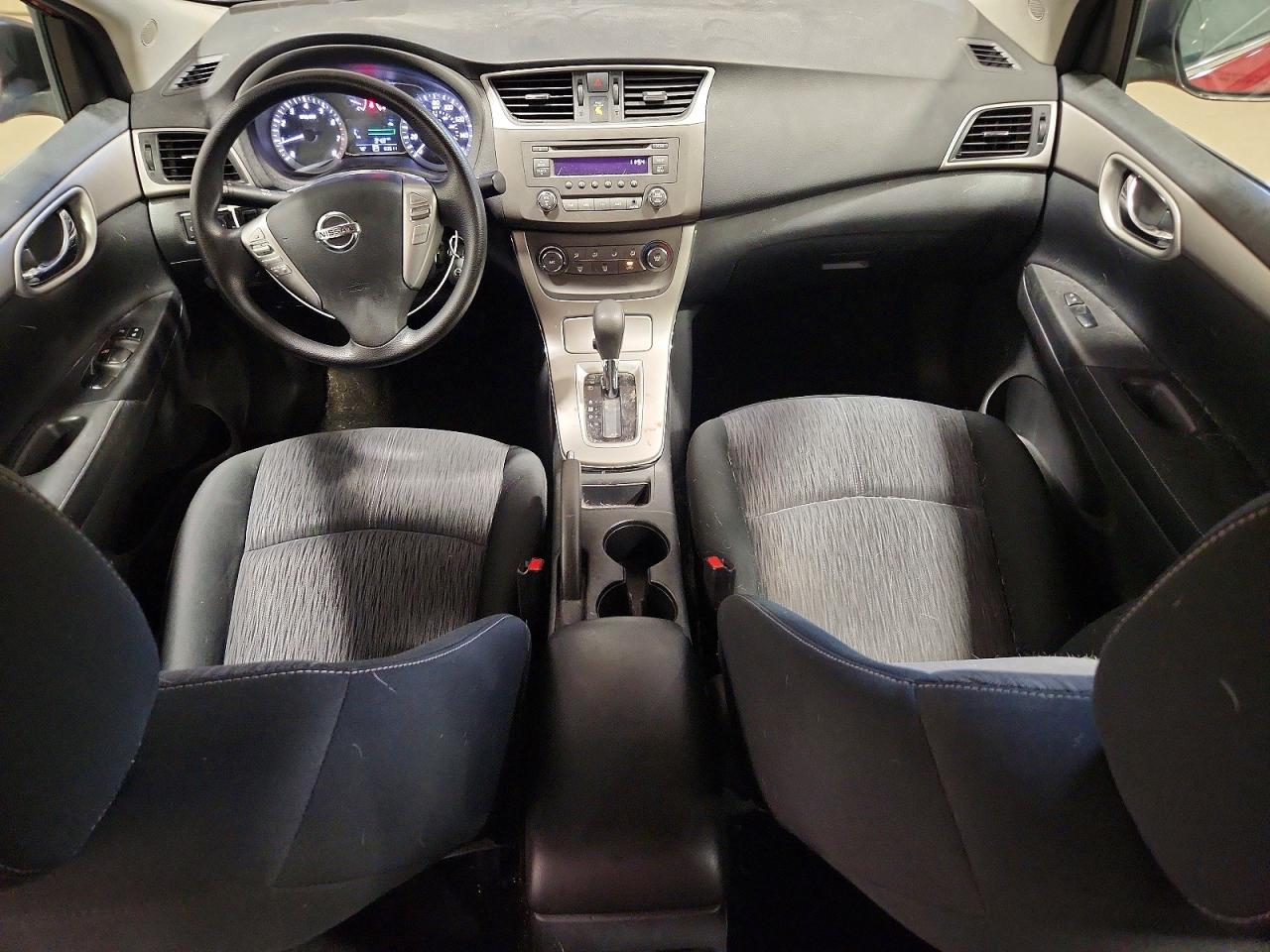 2014 Nissan Sentra Sv Red vin: 3N1AB7APXEY253393