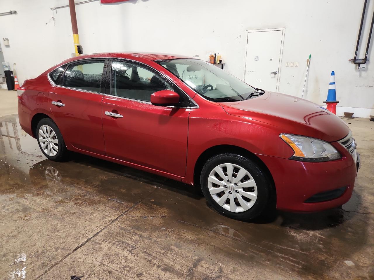 2014 Nissan Sentra Sv Red vin: 3N1AB7APXEY253393 Damage: Overall Vehicle, Chipped, 10 Or More