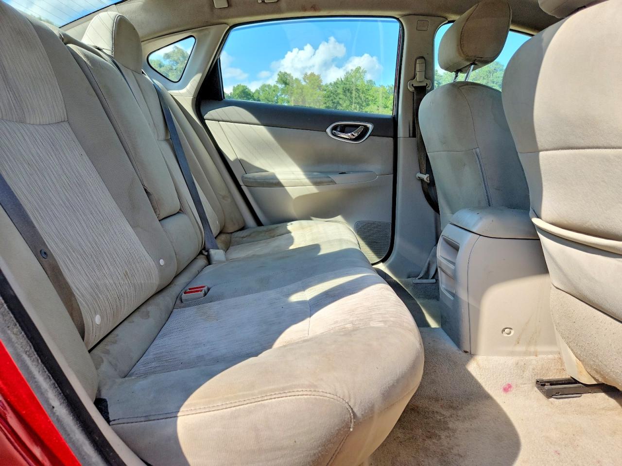 2014 Nissan Sentra Sv Maroon vin: 3N1AB7APXEY255046