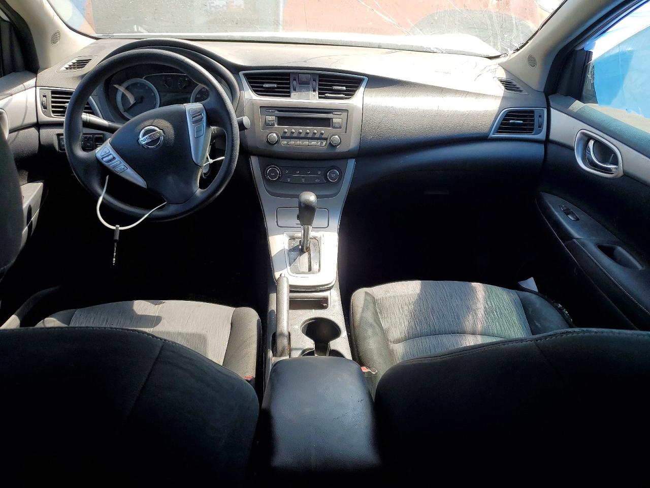 2014 Nissan Sentra Fe+ Sv White vin: 3N1AB7APXEY266399