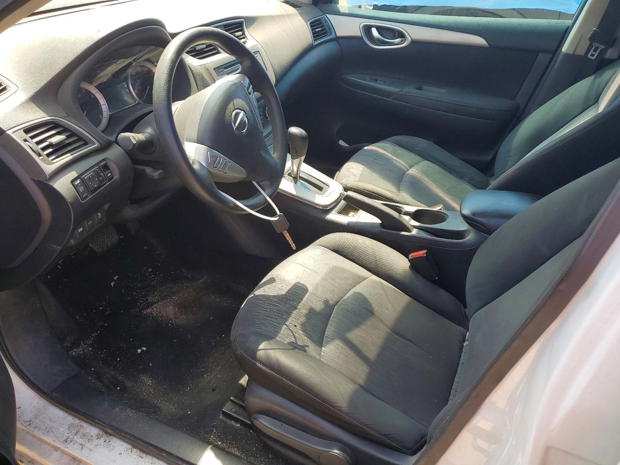 2014 Nissan Sentra Fe+ Sv White vin: 3N1AB7APXEY266399