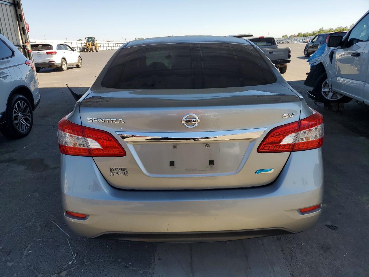 2014 Nissan Sentra Sv Серебряный vin: 3N1AB7APXEY271957