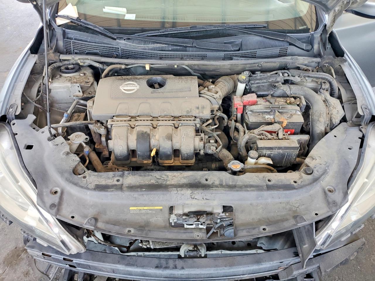 2014 Nissan Sentra Sv Серебряный vin: 3N1AB7APXEY271957