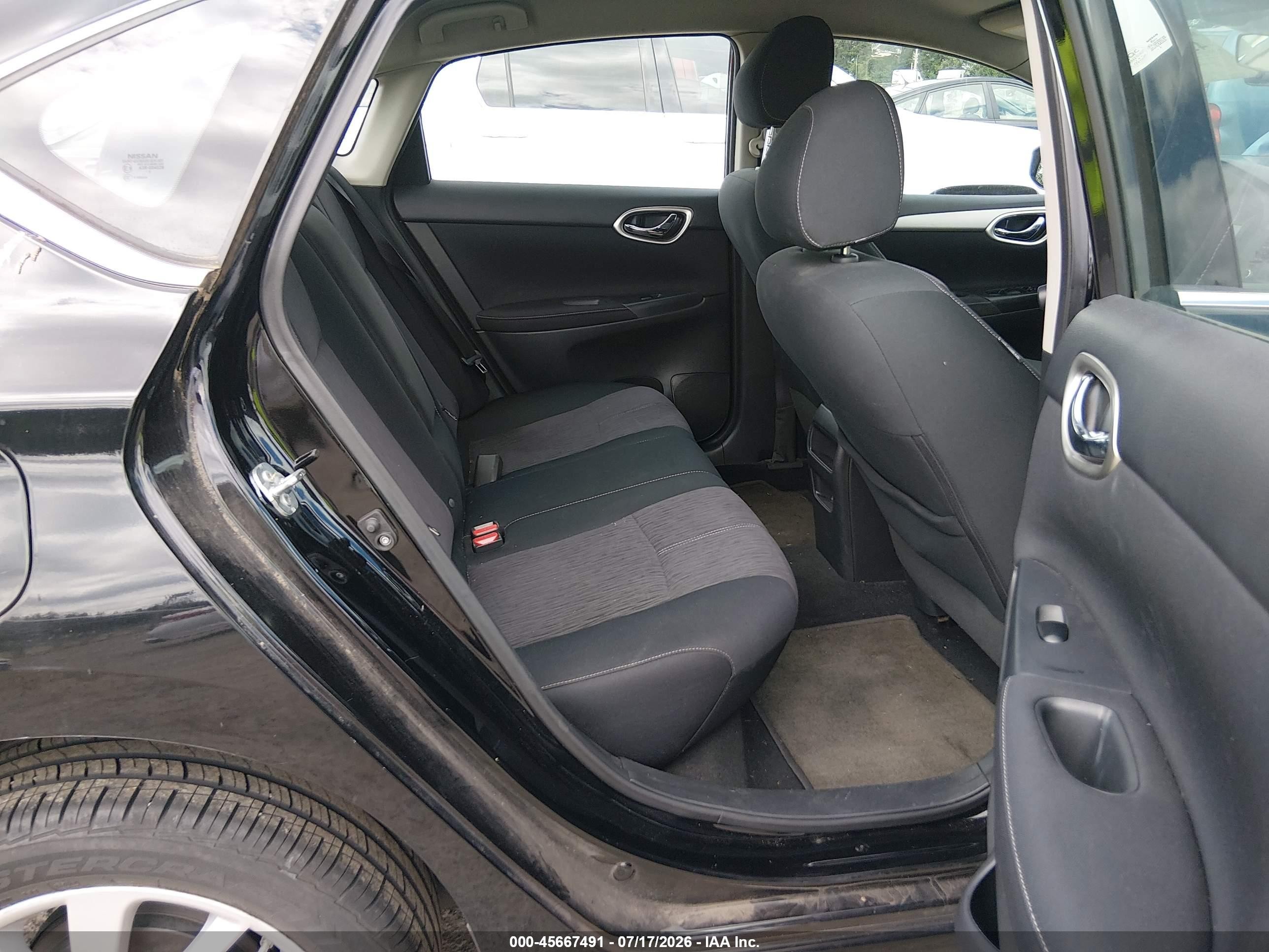 2014 Nissan Sentra Sv Black vin: 3N1AB7APXEY272350