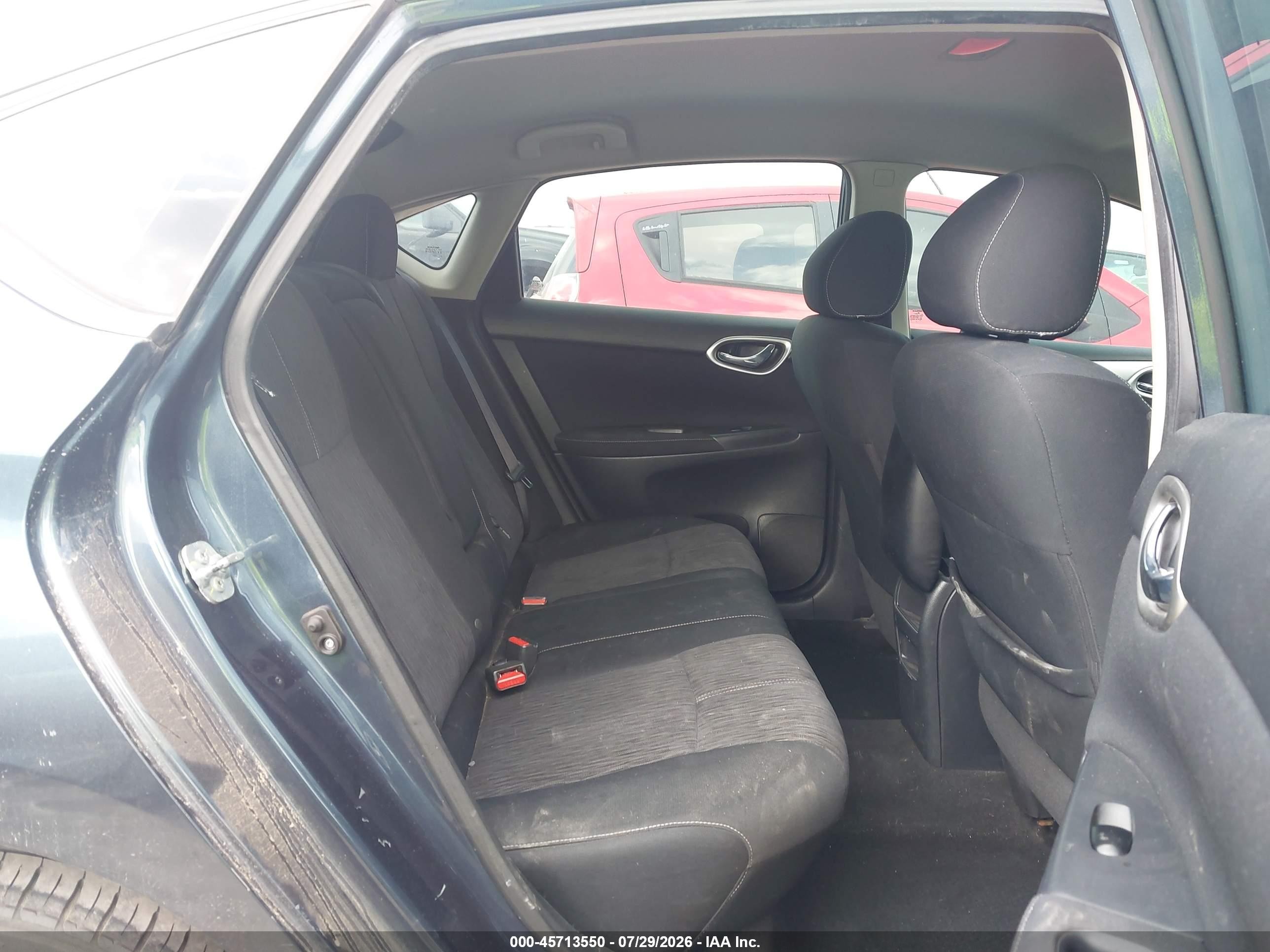 2014 Nissan Sentra Sv Синий vin: 3N1AB7APXEY274647