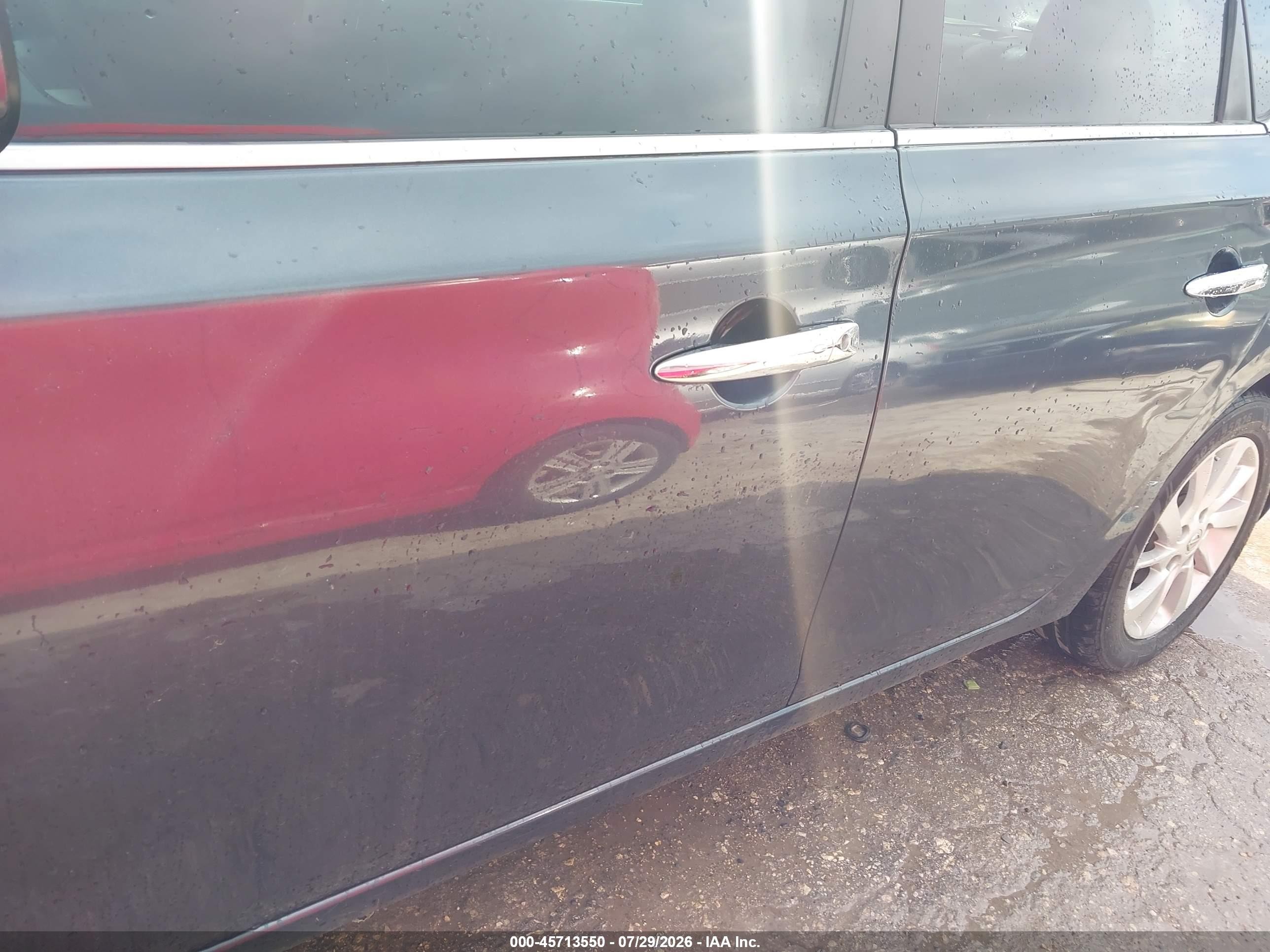 2014 Nissan Sentra Sv Синий vin: 3N1AB7APXEY274647