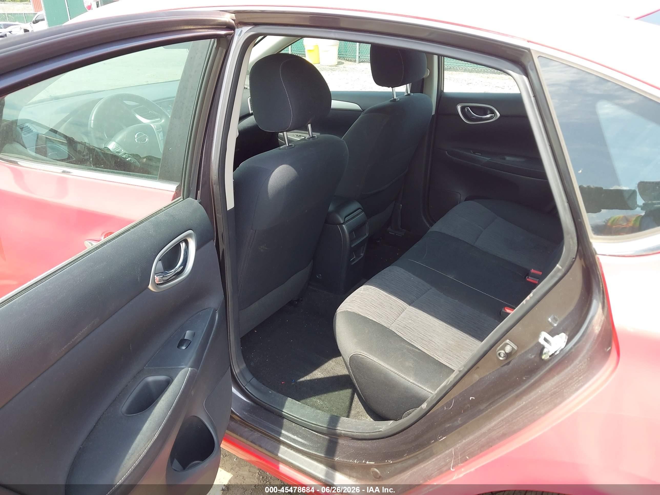 2014 Nissan Sentra Sv Red vin: 3N1AB7APXEY275622