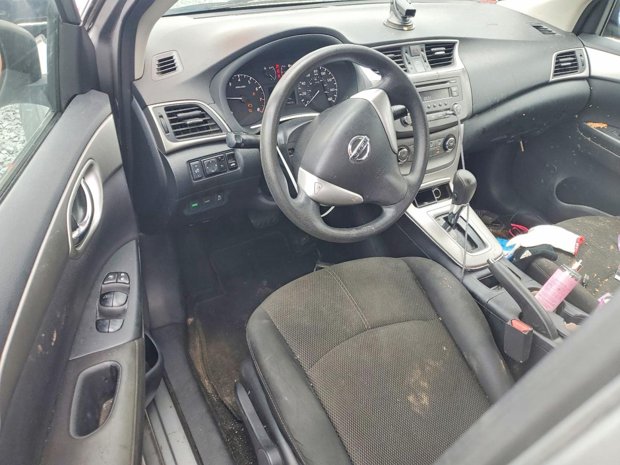 2014 Nissan Sentra S Gray vin: 3N1AB7APXEY282859