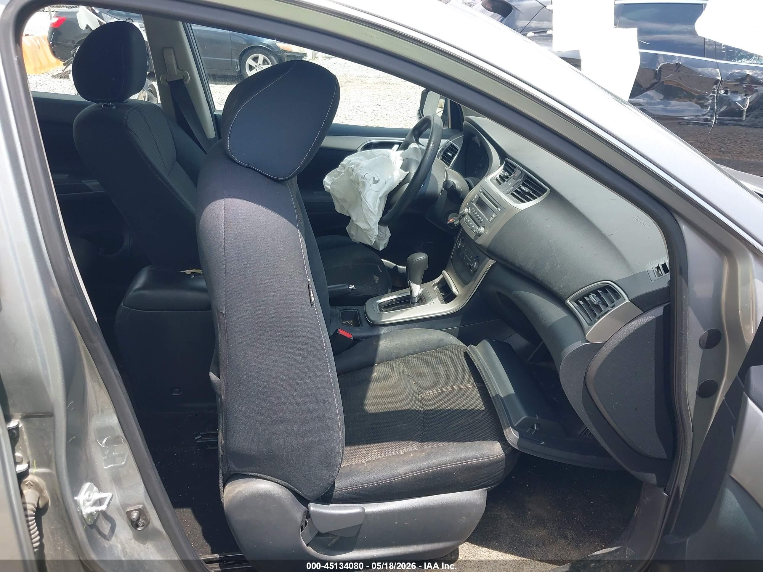 2014 Nissan Sentra S Silver vin: 3N1AB7APXEY288273