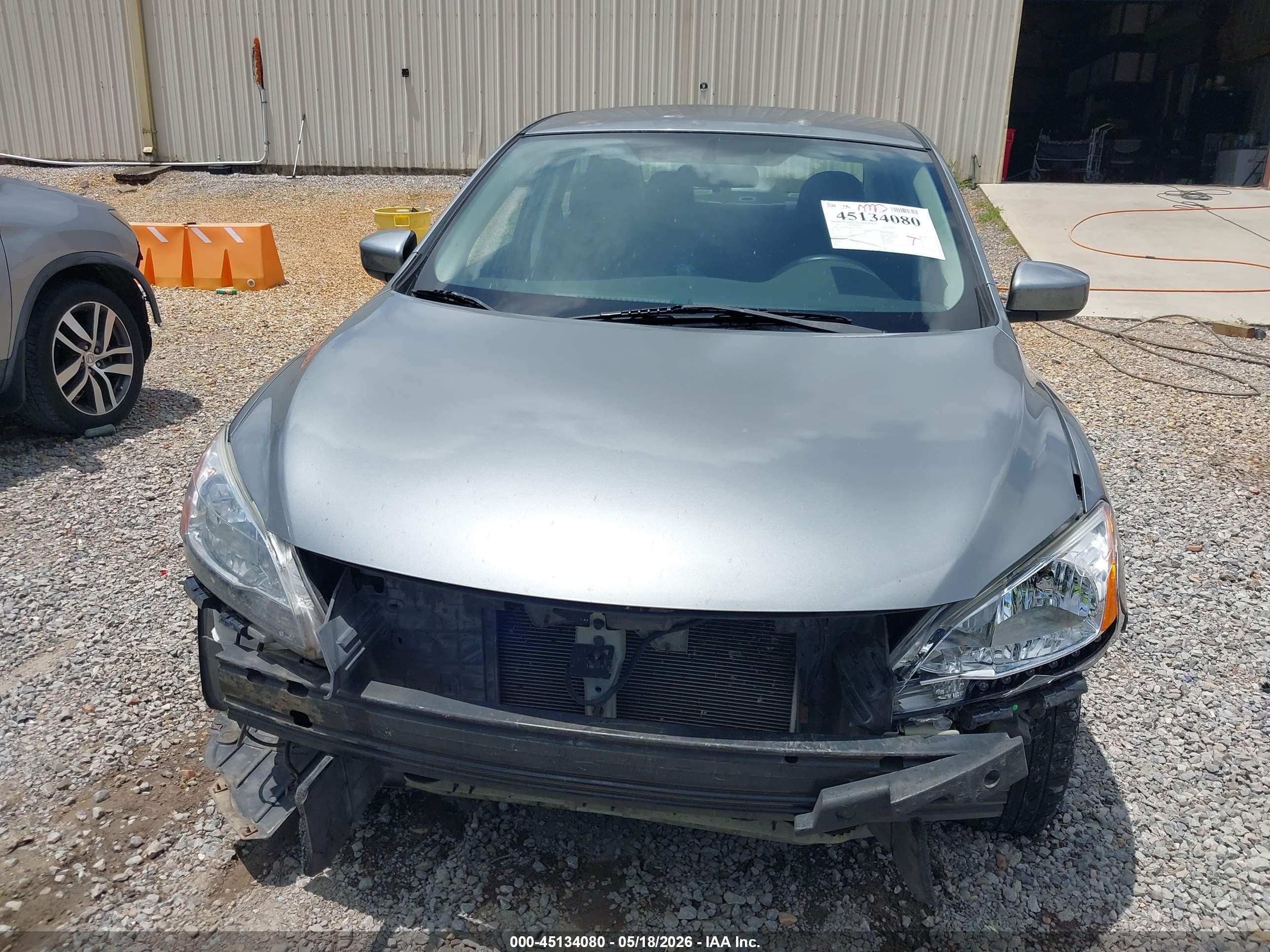 2014 Nissan Sentra S Silver vin: 3N1AB7APXEY288273
