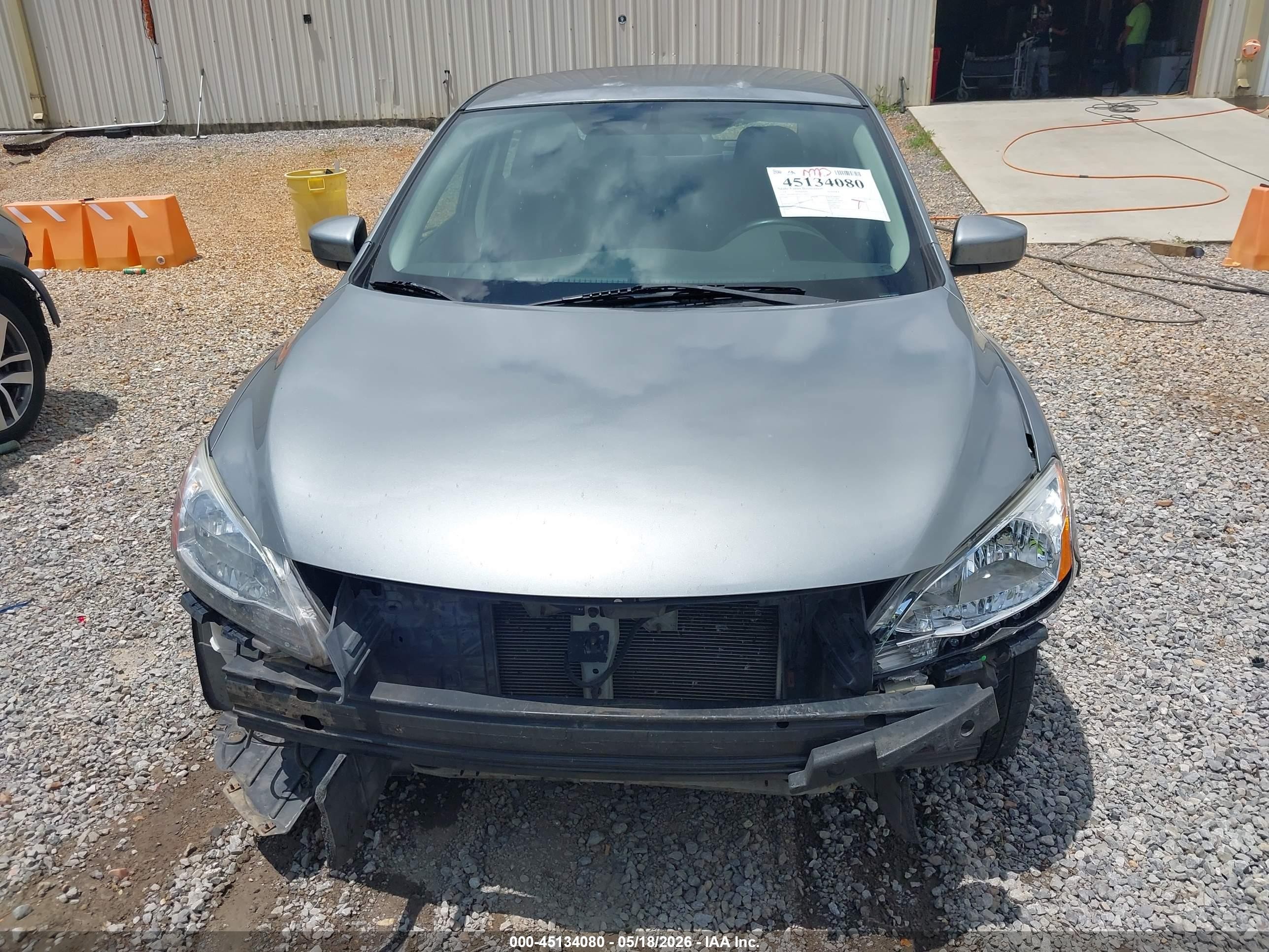 2014 Nissan Sentra S Silver vin: 3N1AB7APXEY288273