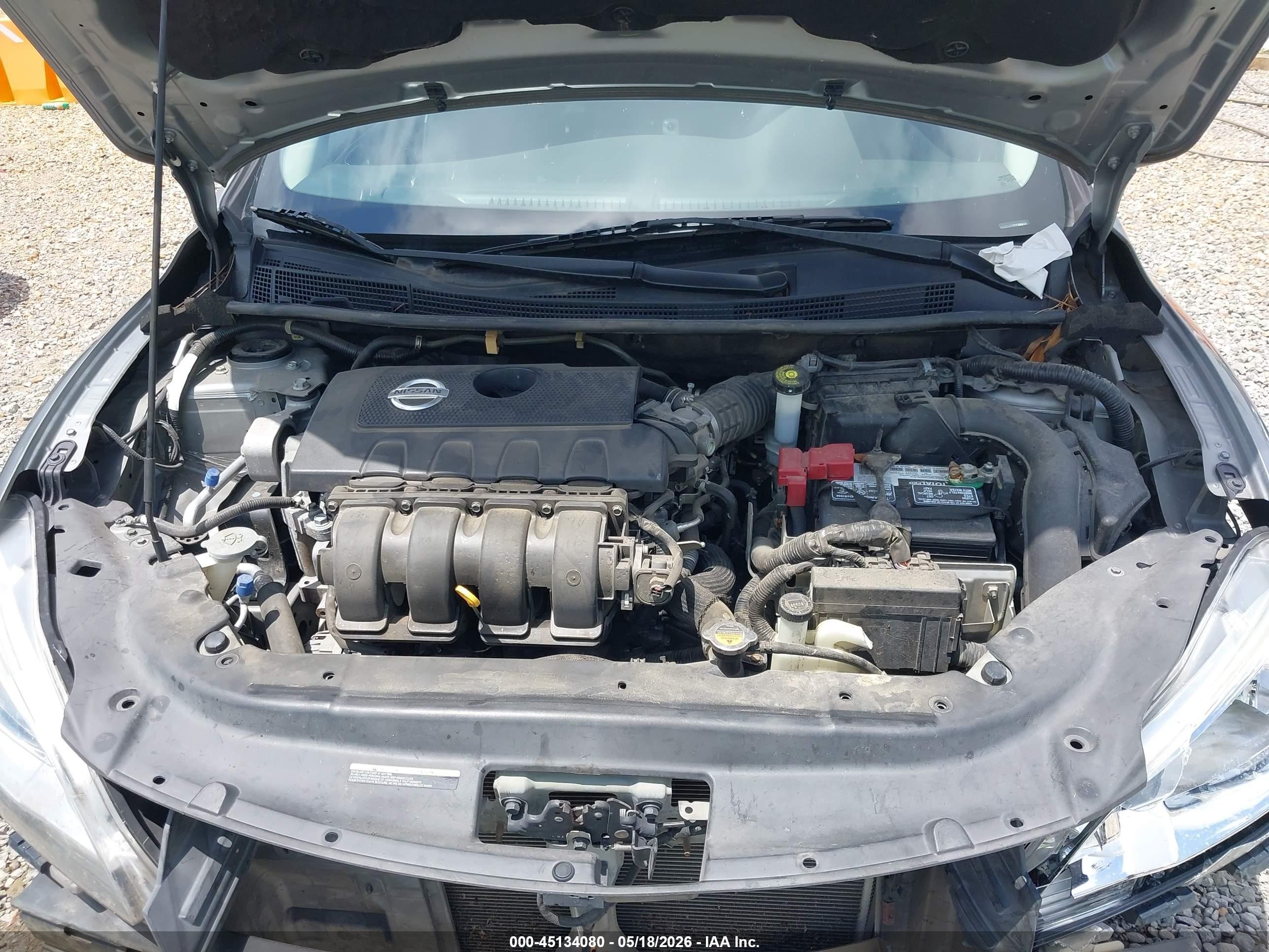 2014 Nissan Sentra S Silver vin: 3N1AB7APXEY288273