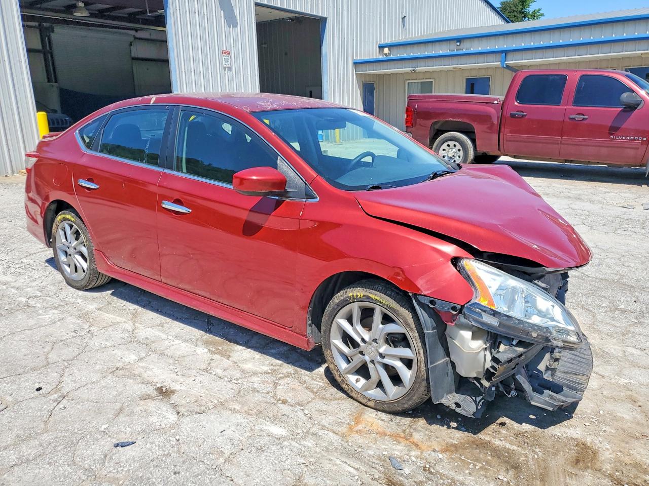 2014 Nissan Sentra Sr Red vin: 3N1AB7APXEY291609