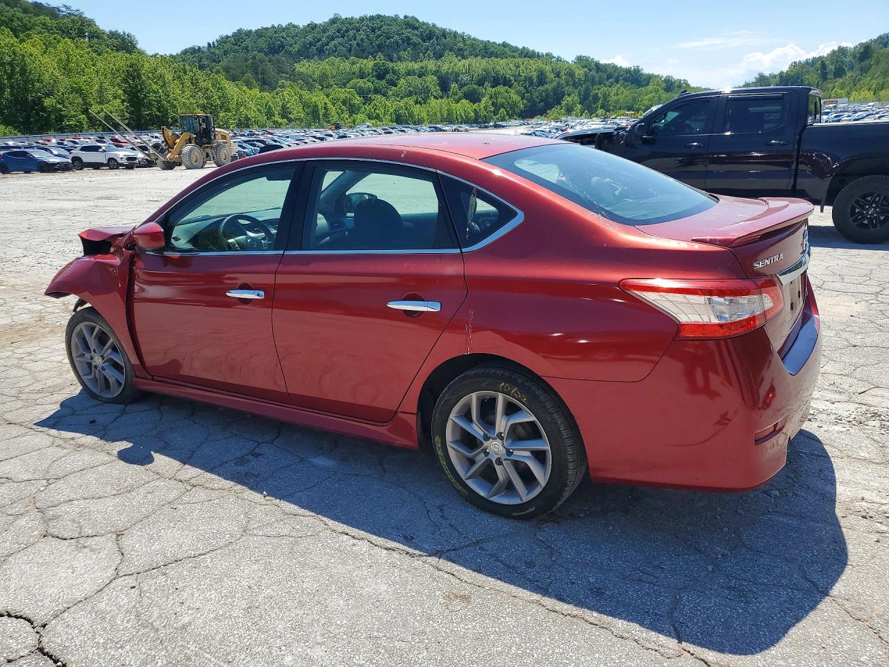 2014 Nissan Sentra Sr Red vin: 3N1AB7APXEY291609