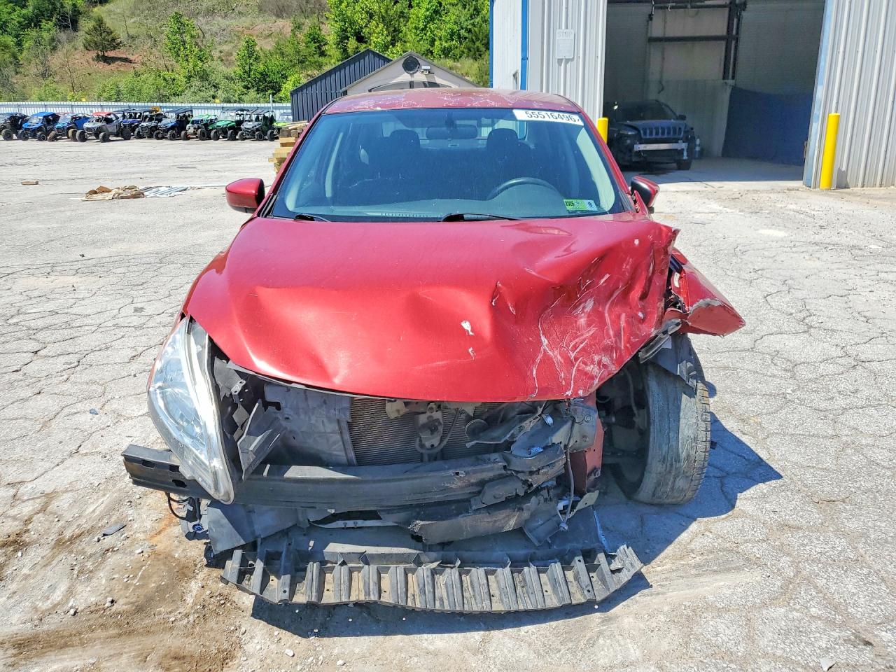 2014 Nissan Sentra Sr Red vin: 3N1AB7APXEY291609