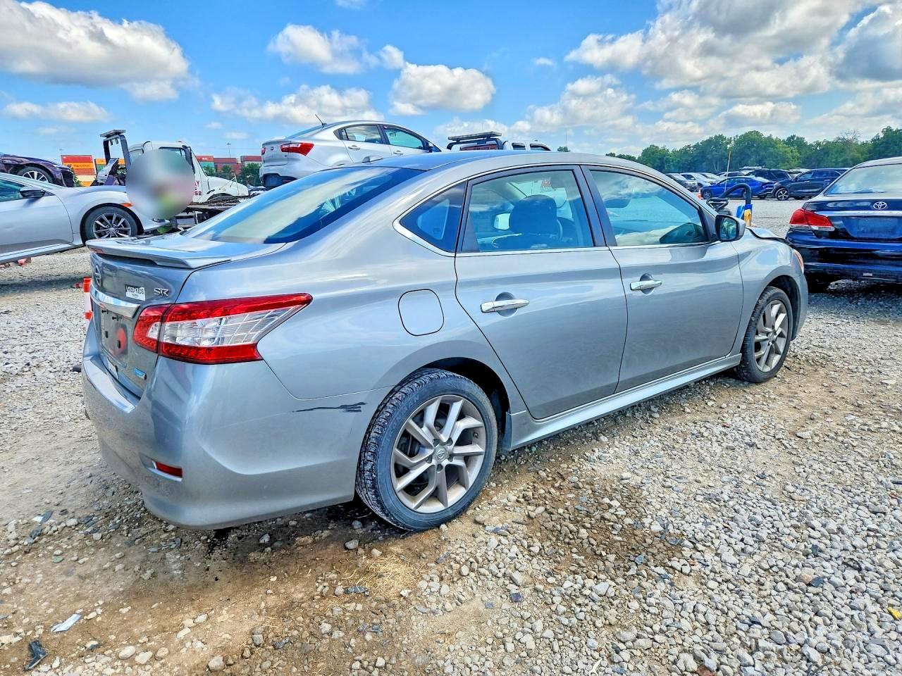 2014 Nissan Sentra Sr Silver vin: 3N1AB7APXEY293523