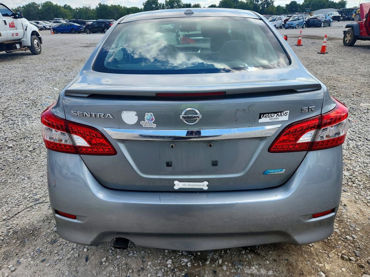 2014 Nissan Sentra Sr Silver vin: 3N1AB7APXEY293523